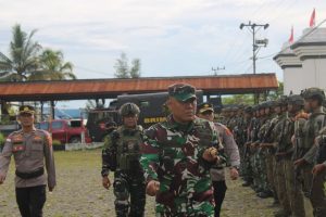 Kodim 1715/Yahukimo bersama Polres dan Jajaran Satgas TNI-Polri Giat Apel dan Patroli Gabungan jelang 1 Desember 2025