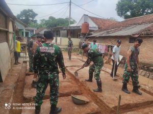 Wujudkan Hunian Layak, Korem 052/Wkr Gelar Program Bedah Rumah