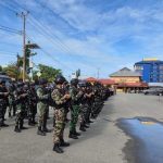 Kodim 1710/Mimika Gelar Patroli Gabungan Antisipasi Gangguan Kamtibmas di Wilayah Timika