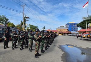 Kodim 1710/Mimika Gelar Patroli Gabungan Antisipasi Gangguan Kamtibmas di Wilayah Timika