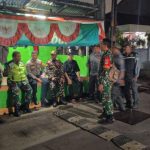 Patroli Tiga Pilar Koramil 01/Kranji bersama komduk Perkuat Keamanan Wilayah Bekasi Selatan