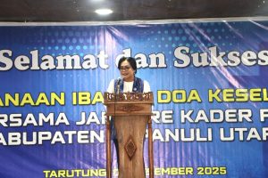 Doa Keselamatan dan Aksi Sosial Kader PKK Kabupaten Tapanuli Utara Wujud Keperdulian atas Dampak Bencana Alam