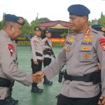 Apel Pemberangkatan Personel Satbrimob Polda Sumsel Untuk Bantuan Bencana Alam Ke Provinsi Sumatera