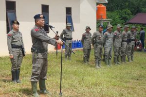 Dansat Brimob Polda Sumsel Tutup Secara Resmi Pembulatan Kemampuan Brimob Personel Bintara dan Tamtama Remaja