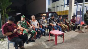 Cegah Kriminalitas, Kodim 0505/JT Bersama Unsur Komduk Gelar Patroli/Siskamling Keliling di Pasar Rebo
