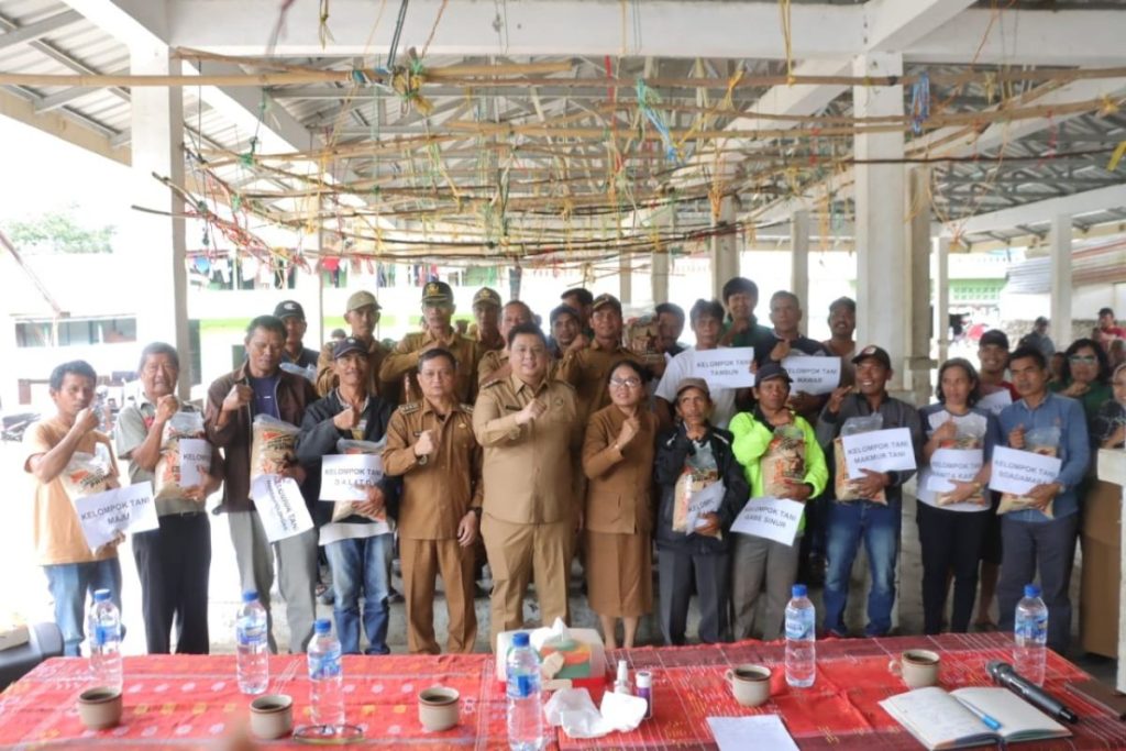 Pemkab Samosir dan Pemprov Sumut Sinergi Kuat, 12,5 Ton Bibit Padi Resmi Disalurkan