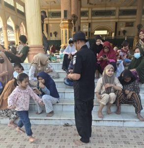 Bidang TIK Polda Aceh Hadirkan Wontech WiFi Polri di Masjid Jamik Kuta Blang Bireuen