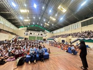Polres Toba Ajak Siswa Berani Berbicara Selamatkan Sesama