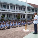 Wabup Toba Sosialisasikan Wasbang Untuk SMA Negeri 1 Laguboti
