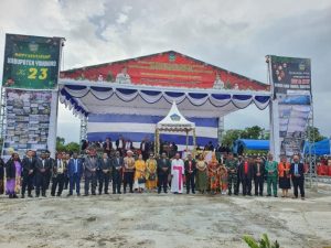 Dandim 1715/Yahukimo Hadiri HUT Ke-23 Kab. Yahukimo dan Natal Bersama Korpri, TNI/Polri dan Masyarakat
