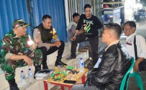 Patroli/Siskamling Keliling, Kodim 0505/JT Bersama Komduk Ciptakan Wilayah Duren Sawit Aman