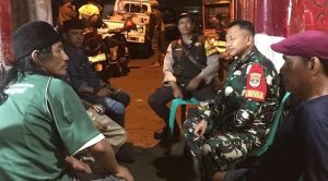 Koramil 01/Jatinegara dan Komduk Gelar Patroli/Siskamling Keliling, Wujudkan Lingkungan Aman dan Nyaman