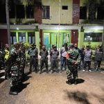 Maung Menyusuri Malam, Koramil 01/Kranji Hadir Bersama Komduk Jaga Amankan Wilayah Margajaya