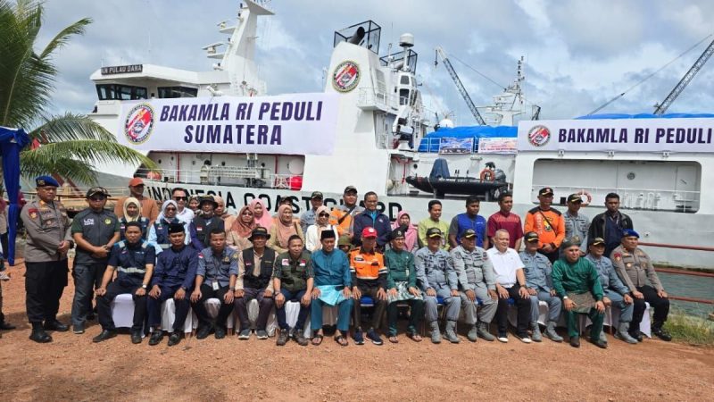 Lagi, Bakamla RI Berangkatkan KN. Pulau Dana-323 Bawa 92,2 Ton Peduli Sumatra