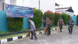 Koramil 04/Jati Asih Kodim 0507/Bekasi Gelar Karya Bakti Bersama Warga Peringati Hari Juang Infanteri ke-77