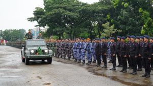 Dansat Brimob Polda Sumsel Hadiri Upacara Peringatan Hari Juang Infanteri ke-77 Tahun 2025