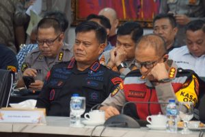 Dansat Brimob Polda Sumsel Hadiri Rapat Koordinasi Lintas Sektoral Ops Lilin Musi 2025
