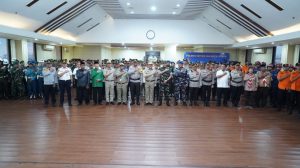 Dandim 0502/JU Hadiri Apel Gelar Pasukan Kesiapan Ops Lilin Jaya 2025 di Jakarta Utara