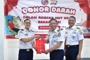 Peringati HUT ke-20, Bakamla RI Selenggarakan Kegiatan Donor Darah
