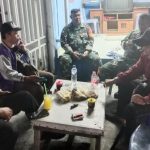 Wujudkan Pasar Rebo Aman dan Kondusif, Koramil 03/Ps. Rebo-Ciracas & Komduk Gelar Patroli/Siskamling Keliling
