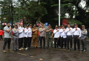 Apel Pam Nataru Tiga Pilar Bekasi Selatan, Danramil 01/Kranji Ajak Jaga Kebersamaan dan Rasa Aman