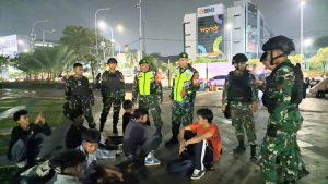 Sinergi Tiga Pilar dan Komduk, Koramil 03/Teluk Pucung Perkuat Patroli Kamtibmas Jelang Natal dan Tahun Baru