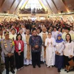 Wagub DKI Jakarta berserta Dandim Jaksel, Walikota dan Kapolres Tinjau Malam Misa Natal