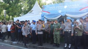 Dandim 0501/JP Bersama Forkopimda Yakinkan Pelaksanaan Ibadah Natal di Wilayah Jakarta Pusat Aman dan Kondusif