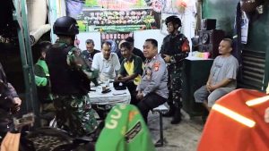 Sinergi TNI–Polri, Bersama Komponen Pendukung Jaga Kondusifitas Setu di Masa Libur Nataru