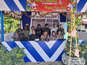 Jaga Situasi Tetap Kondusif Jelang Pergantian Tahun, Personel Kodim 1710/Mimika Bersama Polri Gelar Pengamanan Terpadu