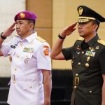 Wapang TNI Pimpin Sertijab Kapuspen TNI, Dan PMPP, dan Kapusjaspermildas