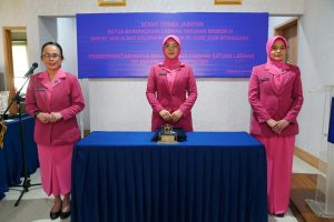 Bhayangkari Gabungan 06 Korps Brimob Gelar Serah Terima Jabatan Ketua Cabang Pas Brimob III