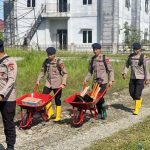 Jiwa Ragaku Demi Kemanusiaan: Brimob Sumsel Pulihkan Akses Aceh Tenggara