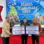 Natal Nasional Digelar di Toba, Panitia Serahkan 4 Jenis Bantuan Sosial
