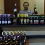 Polsek Brondong Razia Ratusan Botol Miras Ilegal di Tegalsari