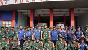 Kodim 0502/JU dan Damkar Kolaborasi Asah Skill Pemadaman