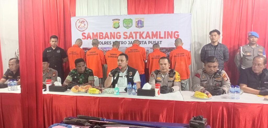 Kasus Tawuran di Cempaka Putih, Polres Metro Jakarta Pusat Tangkap Enam Tersangka