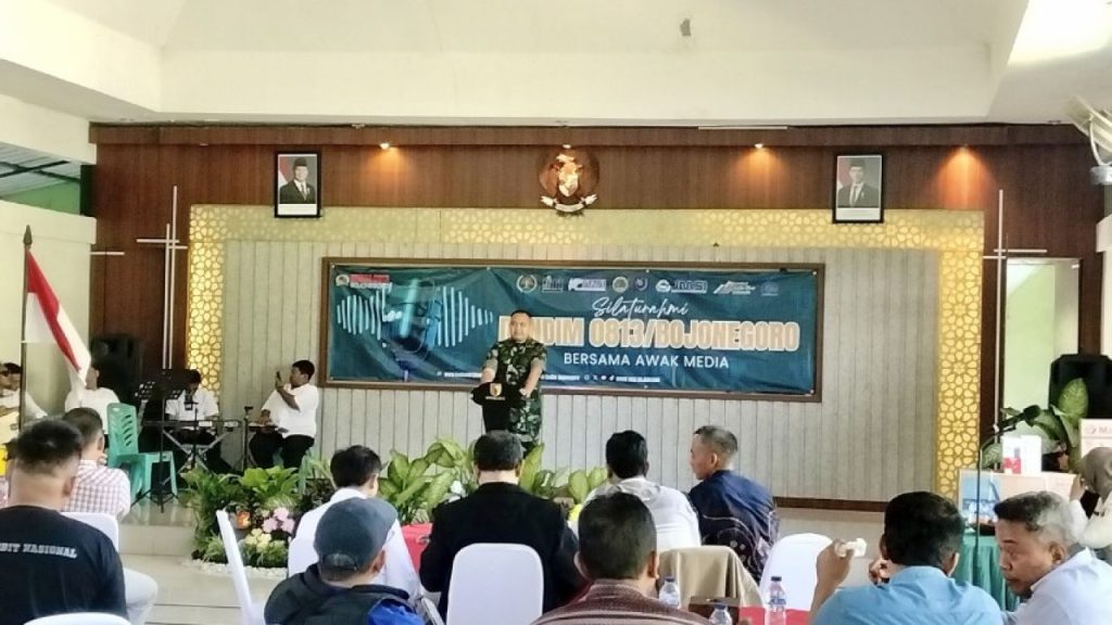 Sinergi TNI dan Media: Membangun Bojonegoro yang Aman dan Terinformasi