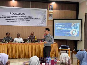 Imigrasi Tanjung Uban Sosialisasikan Implementasi Paspor Elektronik Secara Penuh