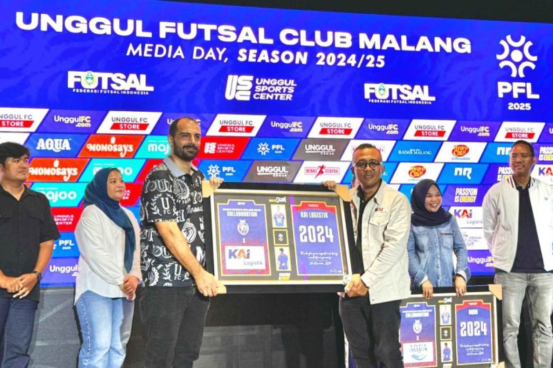 Dukung Kemajuan Sektor Olahraga Futsal, KAI Logistik Wujudkan Kolaborasi Bersama Unggul FC