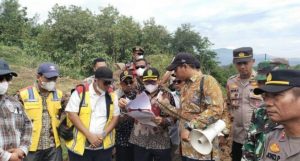 PN Kota Kediri Eksekusi Dua Konsinyasi Lahan Tol Kediri-Tulungagung di Desa Tiron Kecamatan Banyakan