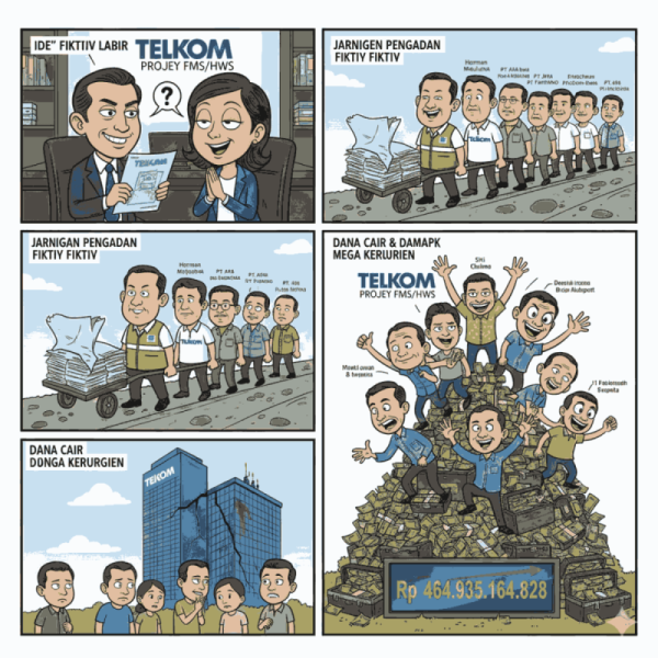 Korupsi Mega Proyek BUMN: Sidang Maraton 11 Terdakwa Kasus Telkom Dimulai