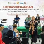 TPKAD Kota Kediri bersama OJK Gelar Literasi Keuangan Bagi Para Pedagang Pasar