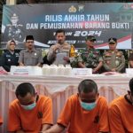 Polres Nganjuk Berhasil Bongkar Jaringan Peredaran Narkotika di Tanjunganom dan Kediri
