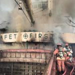 Kapal Kargo Milik PT AMS Terbakar di Dermaga Perak Barat