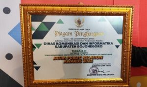 Kominfo Bojonegoro Raih Penghargaan Website Terbaik Ketiga di JPRA 2025
