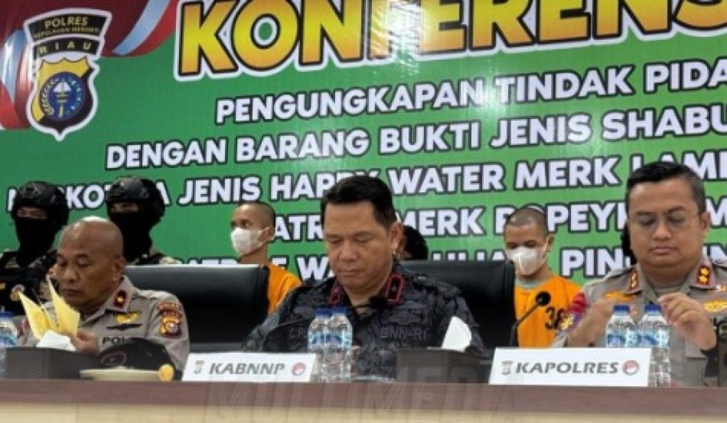 Polri Gagalkan Penyelundupan Besar Narkoba Jaringan Internasional Asal Malaysia di Riau
