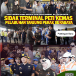 Kepala Kejati Jatim, Kapolda Jatim dan Kepala Kanwil Bea Cukai Jatim 1 Sidak TPS Pelabuhan Tanjung Perak