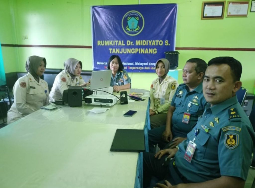 Rumkital Dr. Midiyato Suratani Secara Virtual Pertemuan Koordinasi Peningkatan Kapasitas Fasyankes Dalam Program TBC