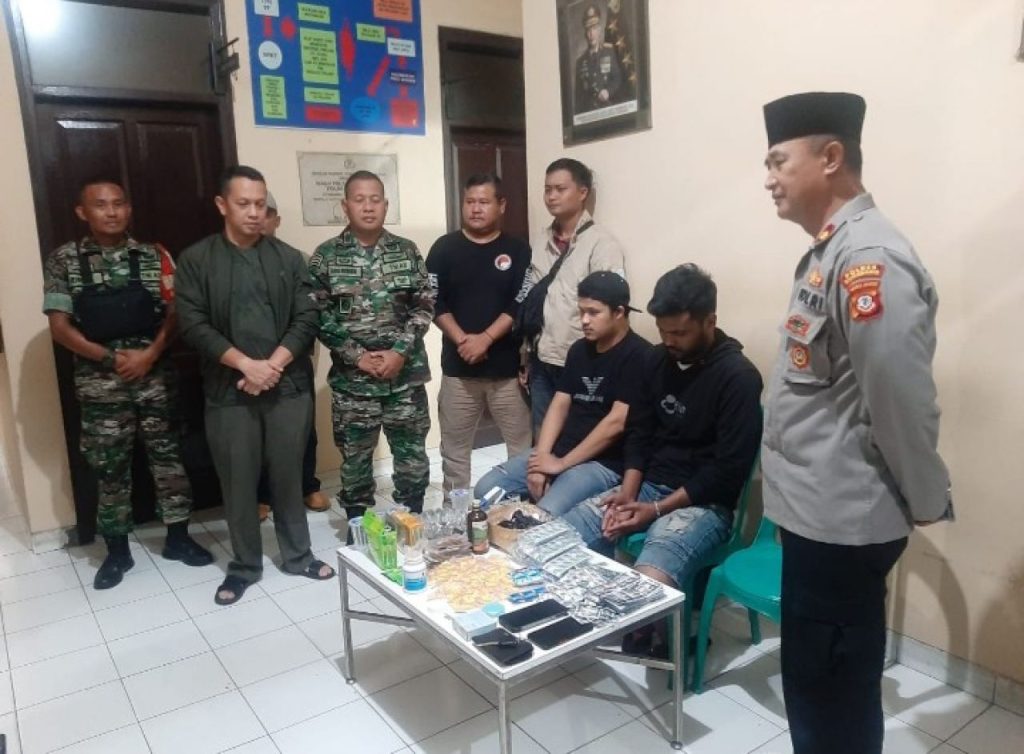 Babinsa Kodim 0610/Sumedang Ringkus Pengedar Narkoba di Tanjungsari